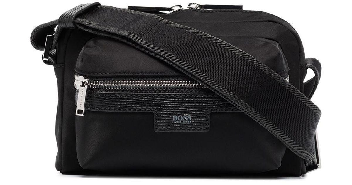 BOSS by HUGO BOSS Synthetic Meridian Crossbody Bag in Black for Men | Lyst