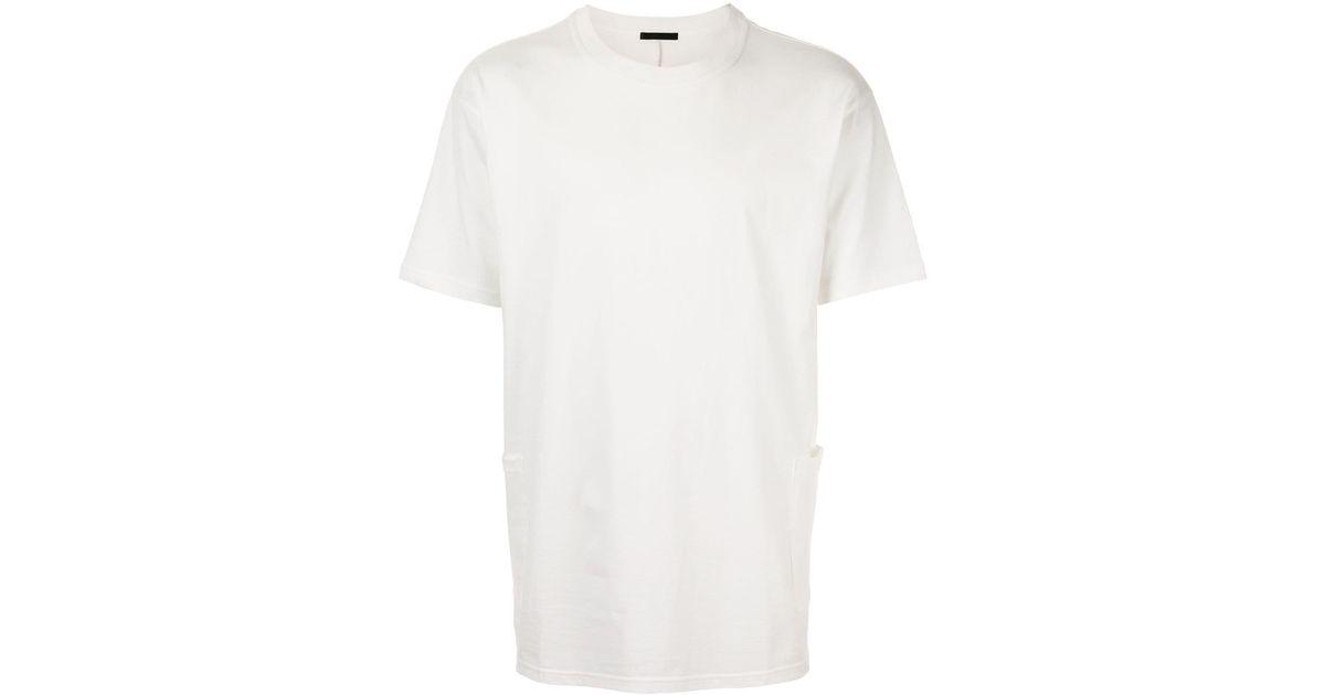 The Viridi-anne Cotton Boxy Fit Short Sleeve T-shirt in White for Men ...