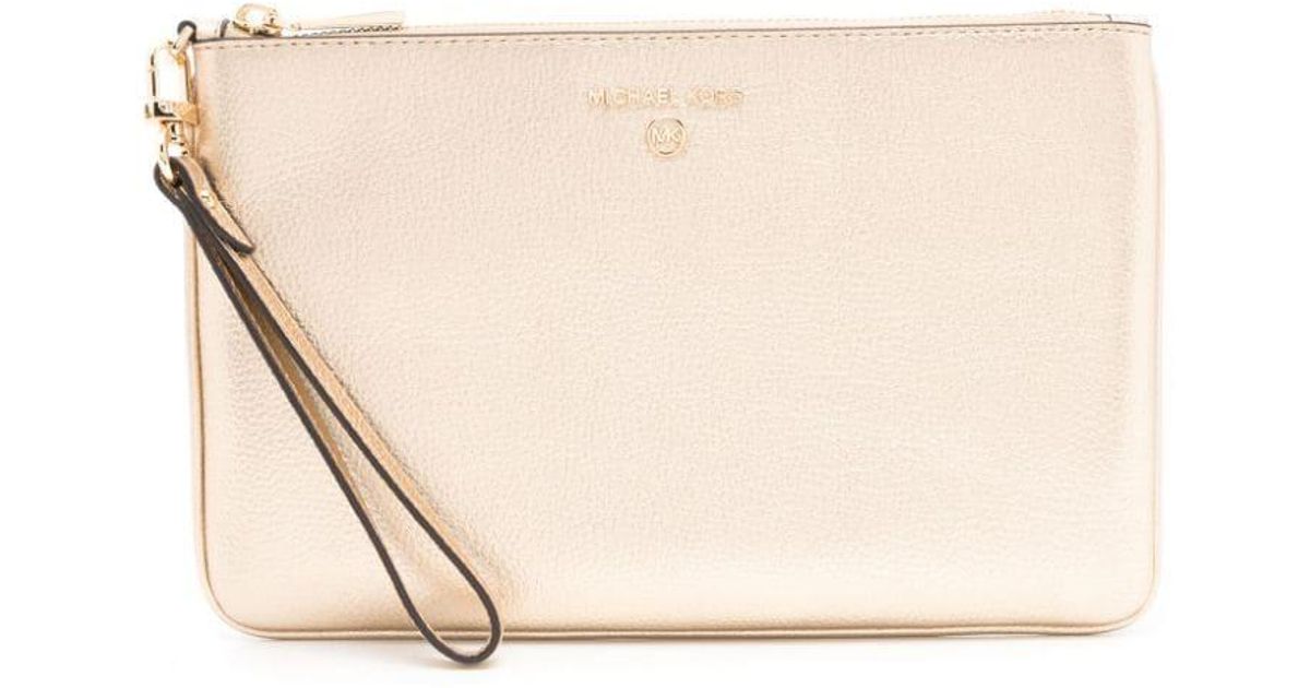 Michael kors wallet sale white and gold