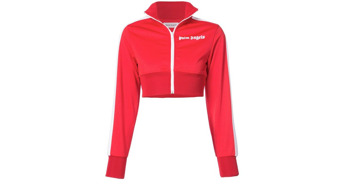 cropped track top