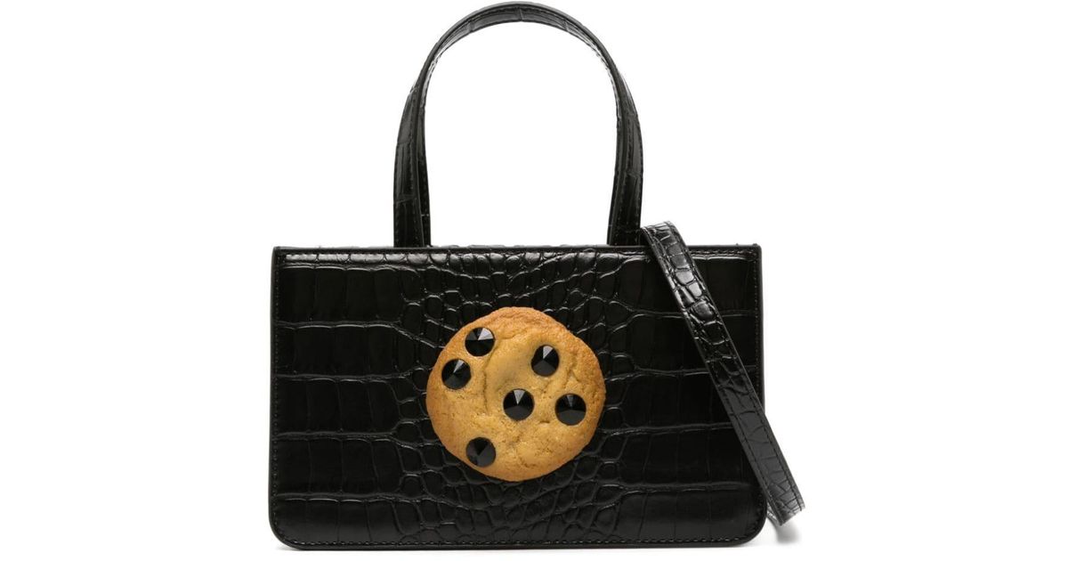 Puppets and Puppets Small Cookie Tote Bag in Black Lyst