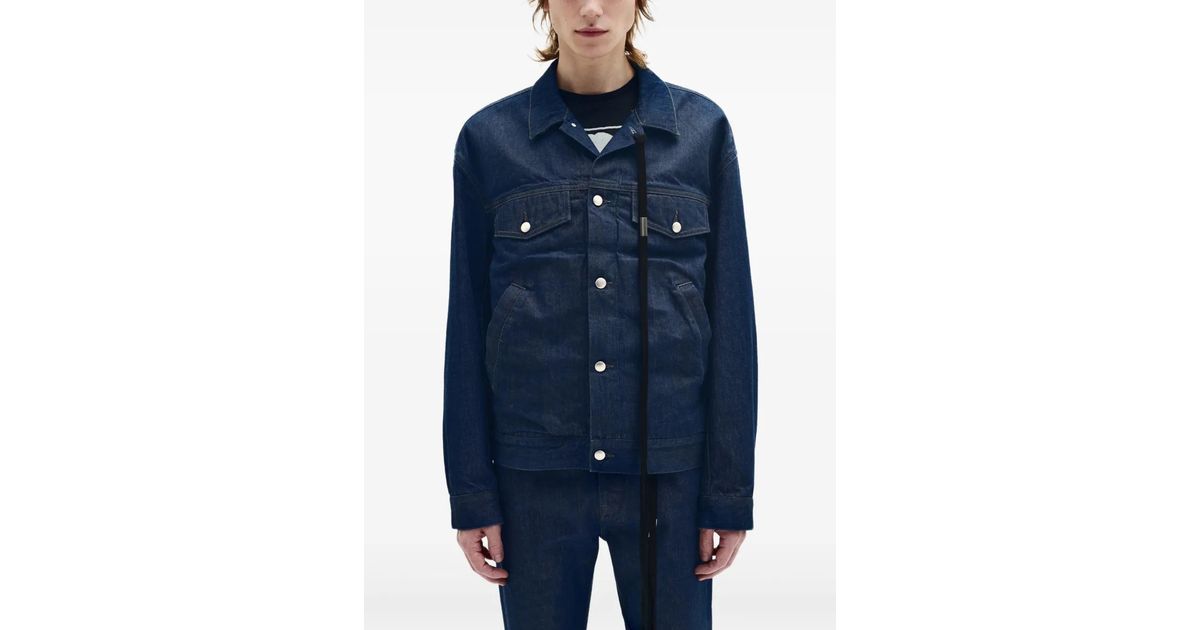 Ann Demeulemeester Patrick Denim Jacket in Blue for Men | Lyst