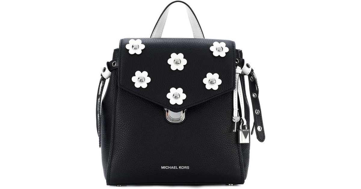 michael kors backpack flowers