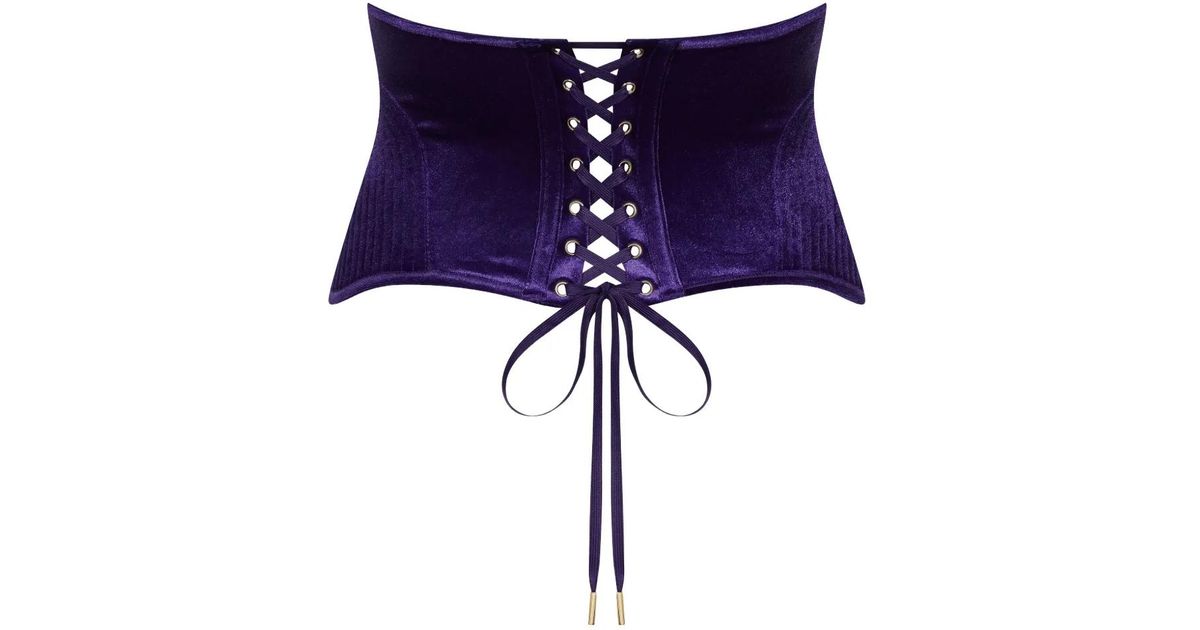 Maison Close Rococo Maison Close X Scandale Rococo Waist Cincher in Blue | Lyst