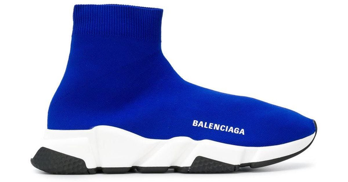 blue balenciaga sock sneakers