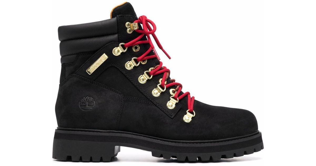 timberland black boots