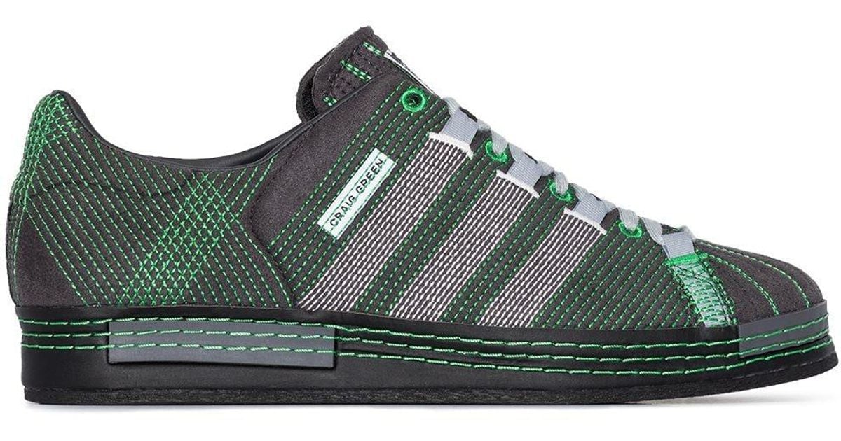 ADIDAS BY CRAIG GREEN Cotton Superstar Low-top Sneakers in Green for Men - Lyst