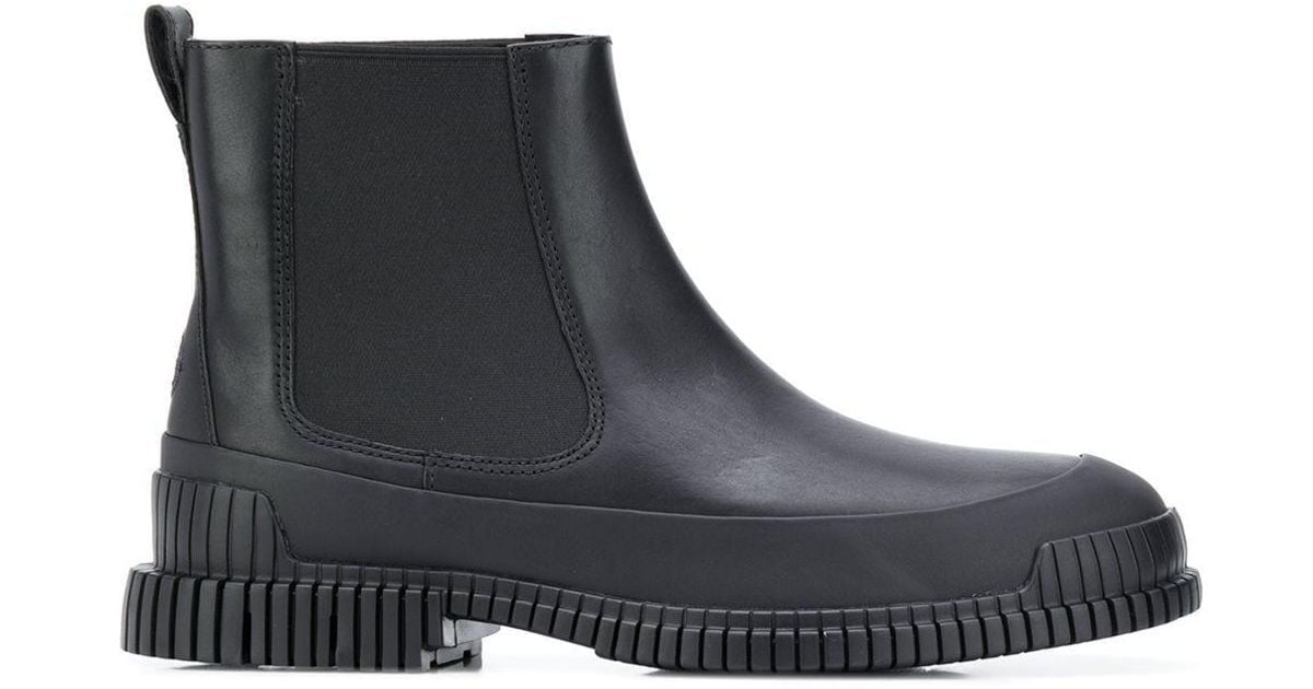 Camper Leather Pix Chelsea Boots in Black for Men | Lyst