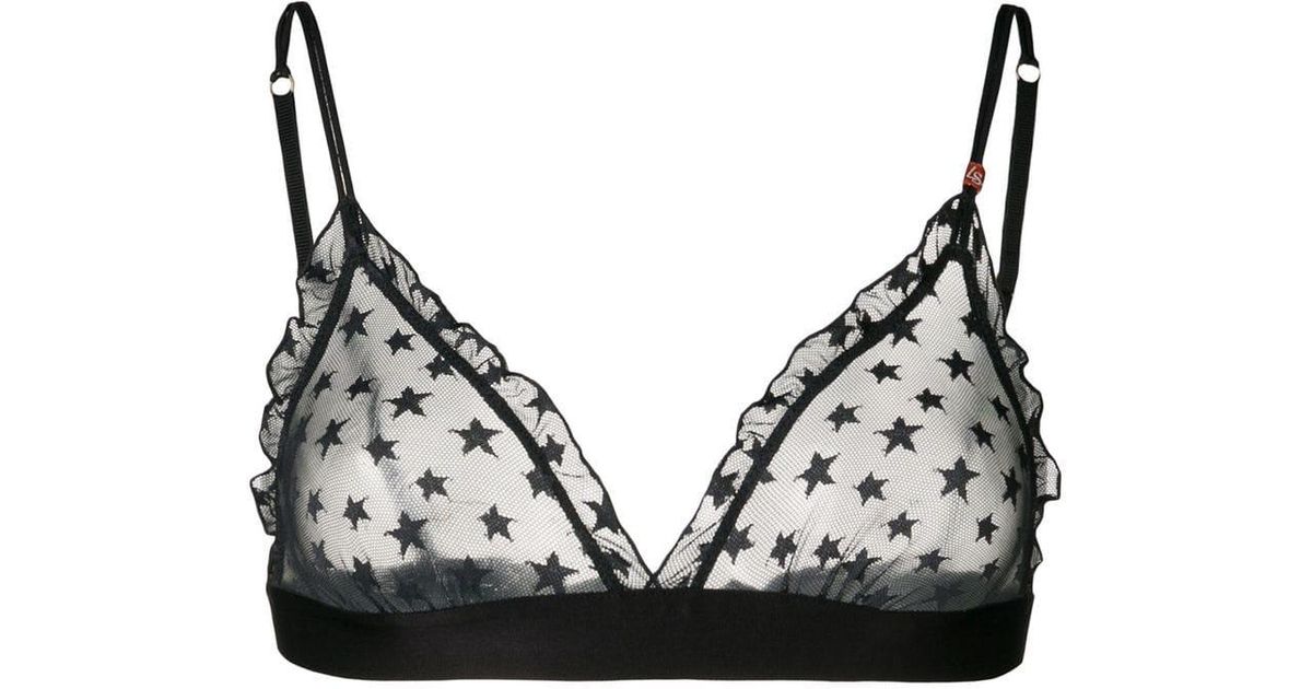 black star bralette