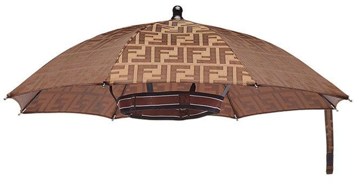 umbrella hat fendi