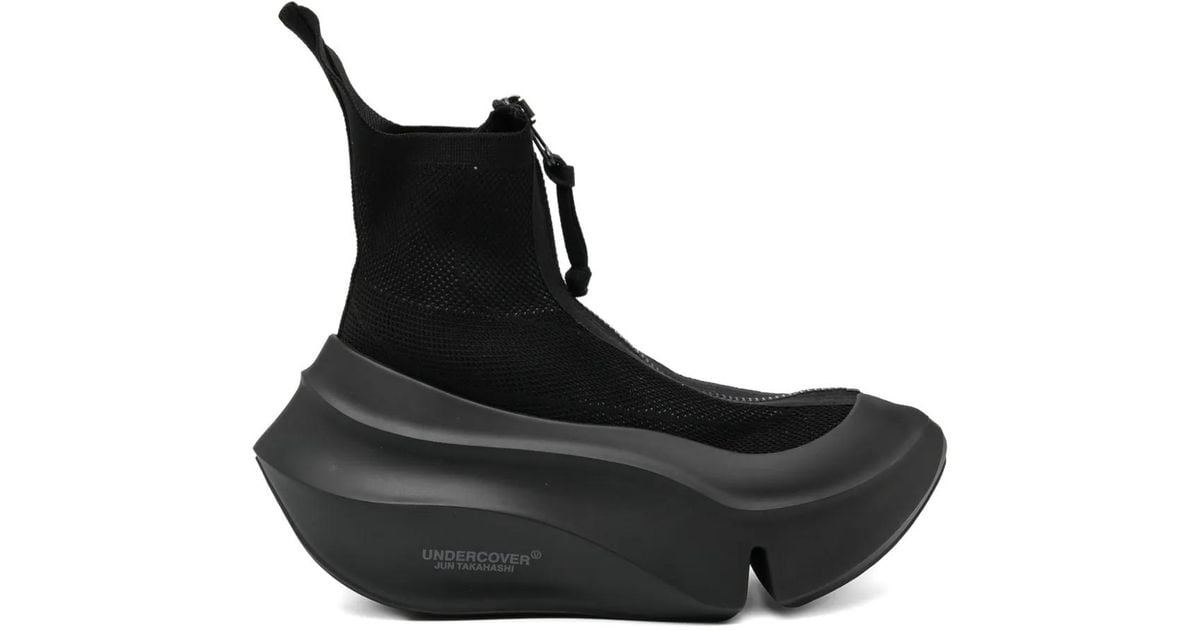 UNDERCOVER × grounds ORCA Black 28cm Undercover X Grounds Orca Hi-Top Trainers in Black for Men | Lyst