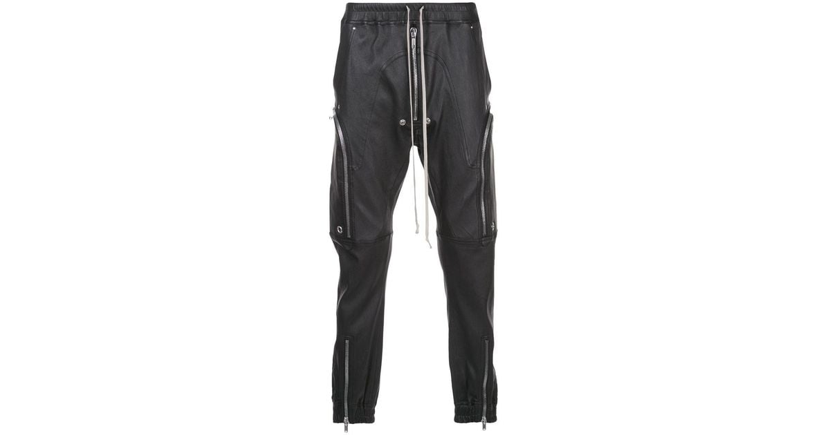 Rick Owens Tecuatl Bauhaus Cargo Trousers in Black for Men | Lyst