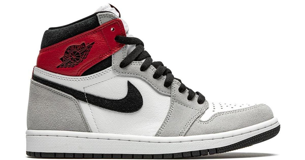 Nike Leather Air Jordan 1 Mid 's Basketball Shoes in Grey (Grey) - Save ...