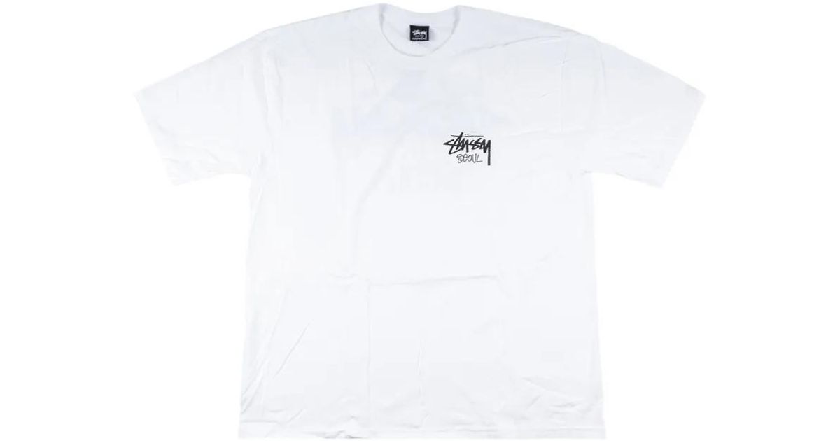 Stussy Seoul Chapter T-Shirt in White for Men | Lyst