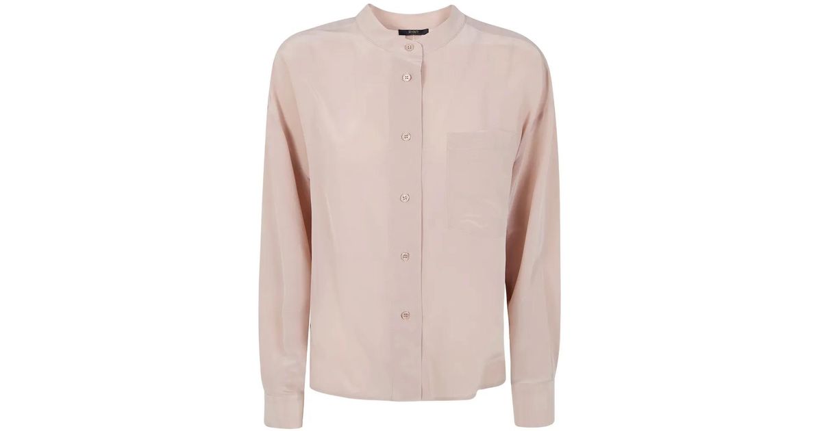 Seventy Buttoned Pocket Shirt in Pink | Lyst