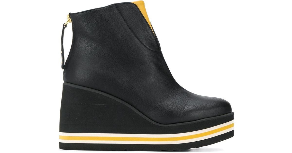 Paloma BarcelÃ³ Rubber Sonya Platform Boots in Black - Lyst