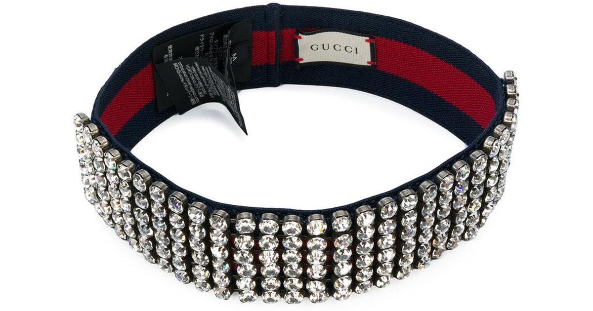 Gucci Synthetic Embellished Headband in 
