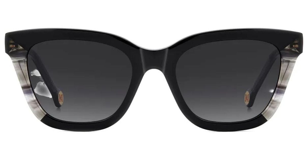 Lunettes De Soleil Carolina Herrera CH 0025/S - Mixte Havana Burgundy Acetate - Protection UV Style Élégant