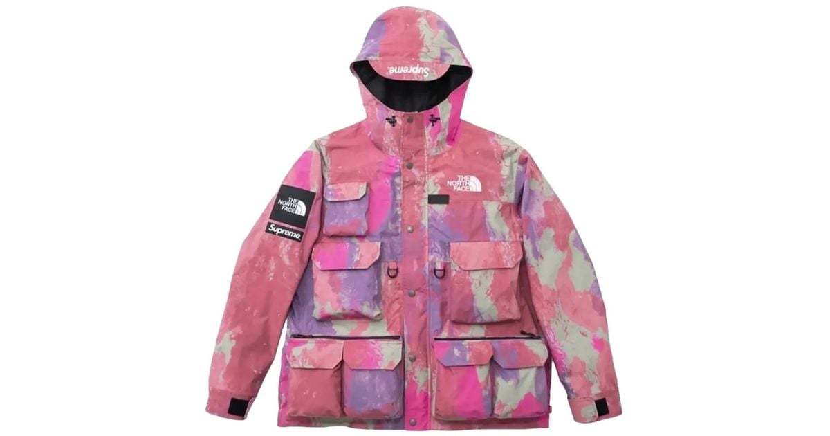 Supreme X The North Face Cargo Jacket in Pink for Men | Lyst UK