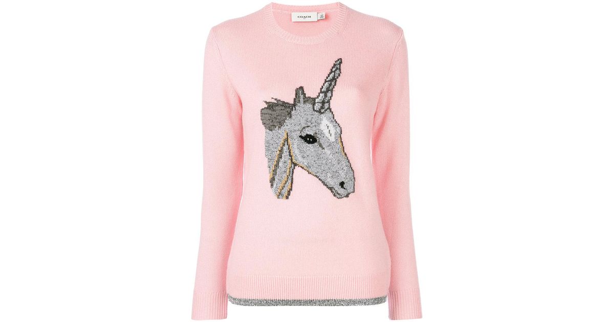 pink unicorn sweater