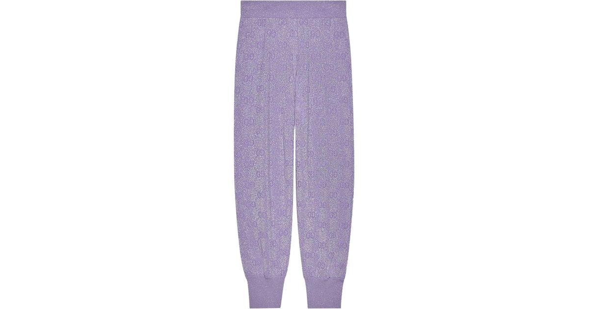 Gucci Monogram Detail Track Pants in 
