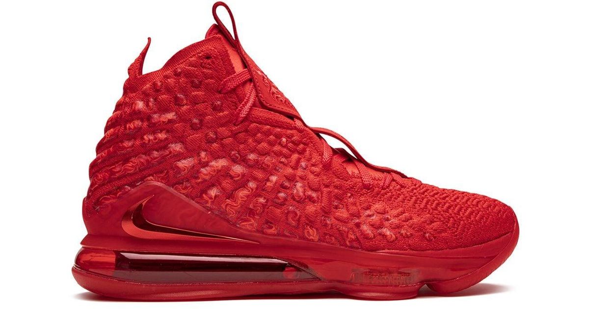 Zapatillas LeBron 17 Nike hombre de Rojo | Lyst
