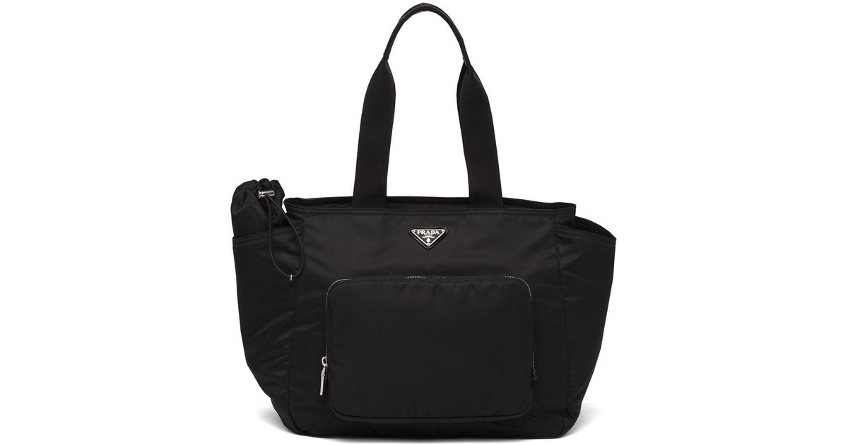 Prada Renylon Baby Bag in Black Lyst