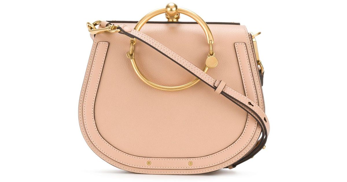 chloe small nile bracelet bolsa biscotti beige