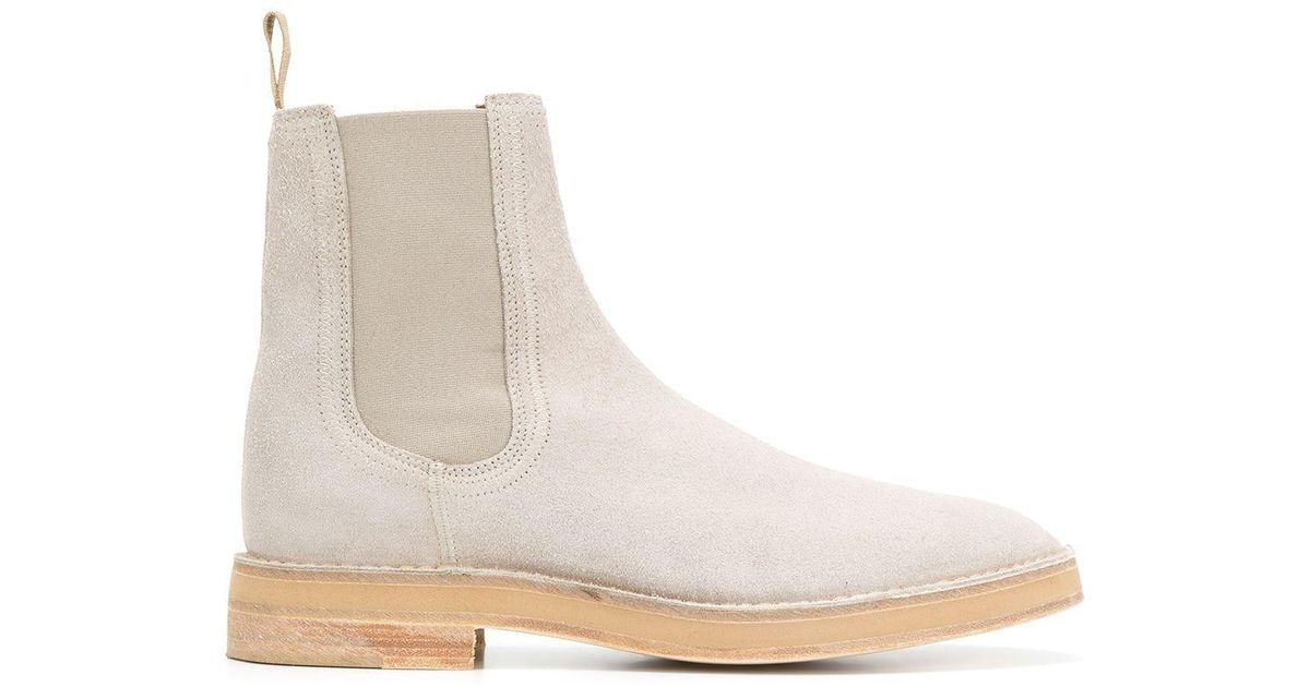 Yeezy Suede Adidas Season 6 Chelsea Boots in Grey (Gray) for Men | Lyst