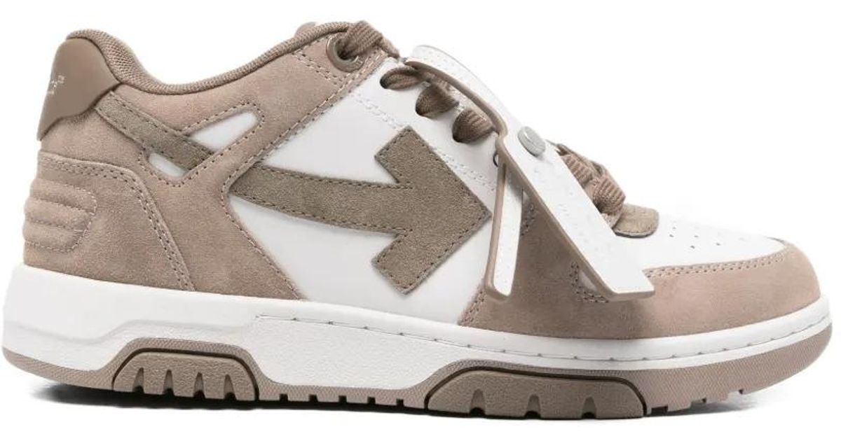 Fetch Arrow Off-White c/o Virgil Abloh Arrow Suede Sneakers in White | Lyst