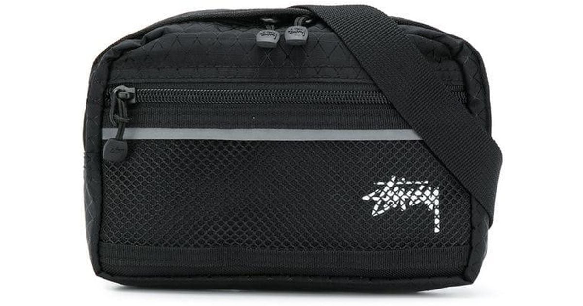 Riñonera Ripstop con motivo de rombos Stussy de hombre de color Negro | Lyst