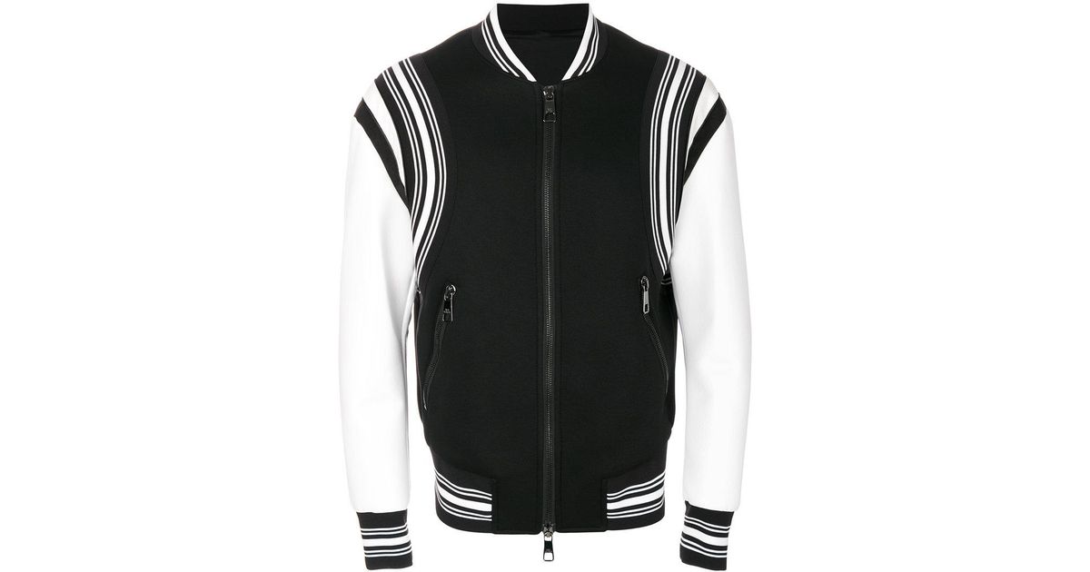 neil barrett varsity jacket