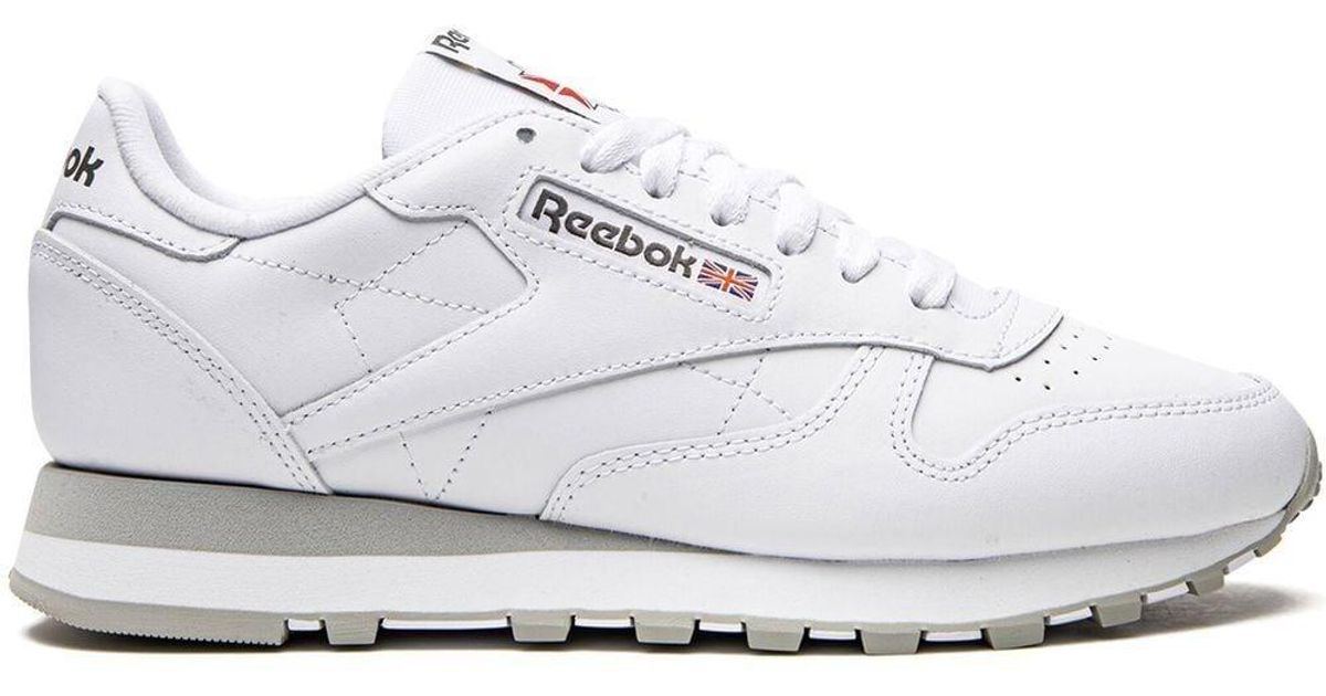 Reebok Classic Leather Sneakers in White for Men Lyst UK