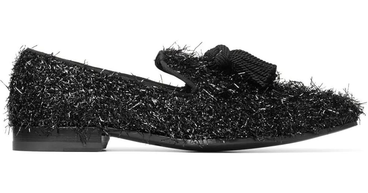 Jimmy Choo Foxley Black Tassel Polished Black Leather Loafers 46 / 13 Tux Formal MEN main image 2