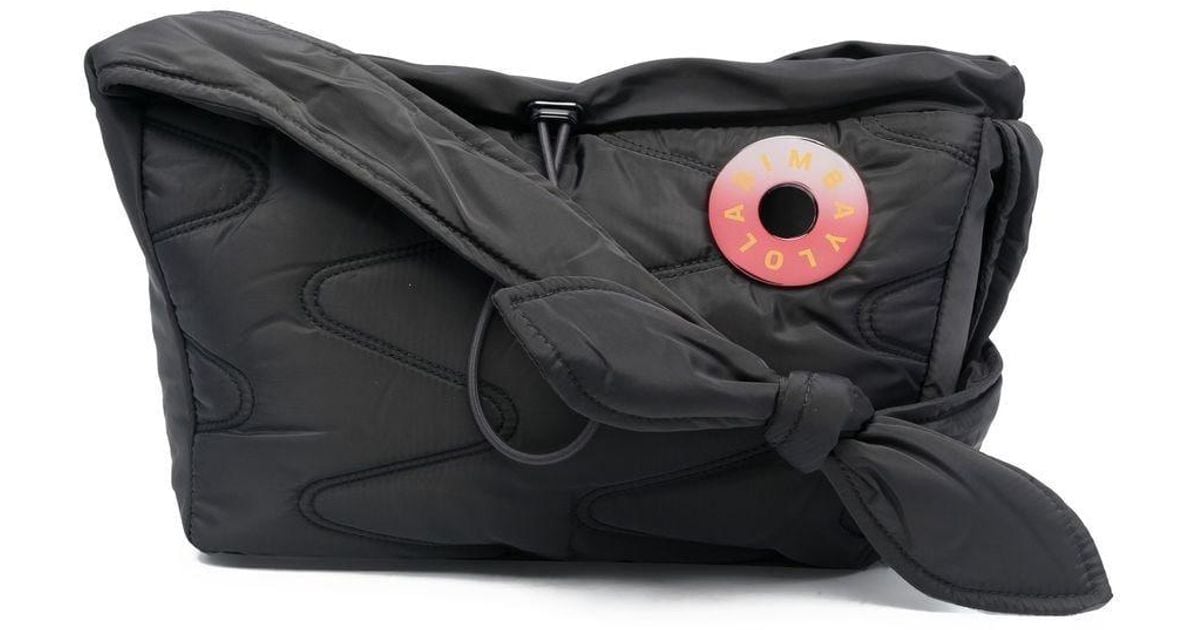 Bimba Y Lola Padded Shoulder Bag in Grey (Black) | Lyst