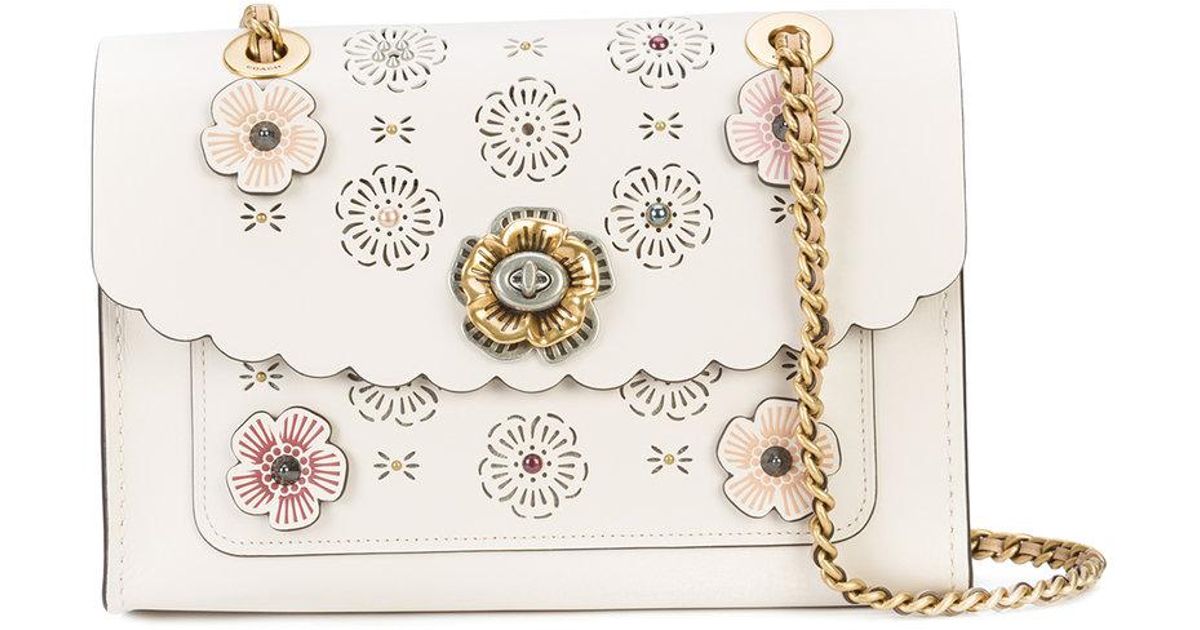 coach parker bag white