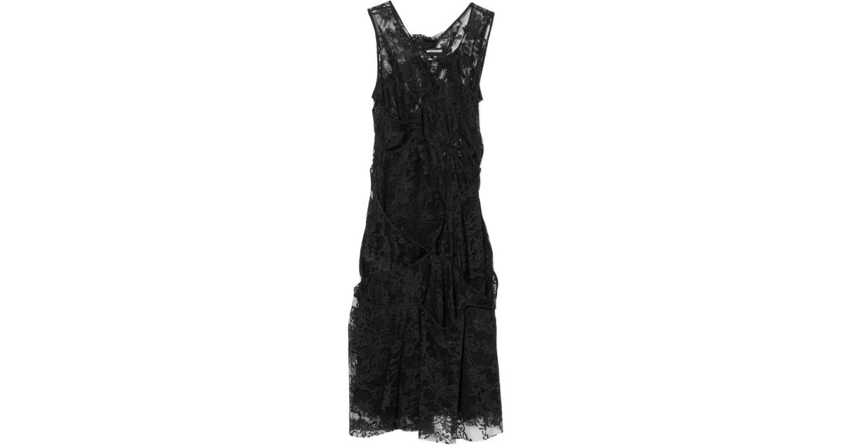 Junya Watanabe Lace Dress in Black | Lyst