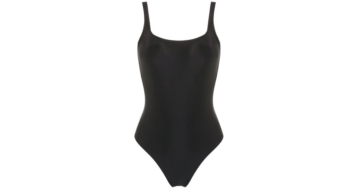 Lygia & Nanny Hapuna Low-back Swimsuit in Black | Lyst