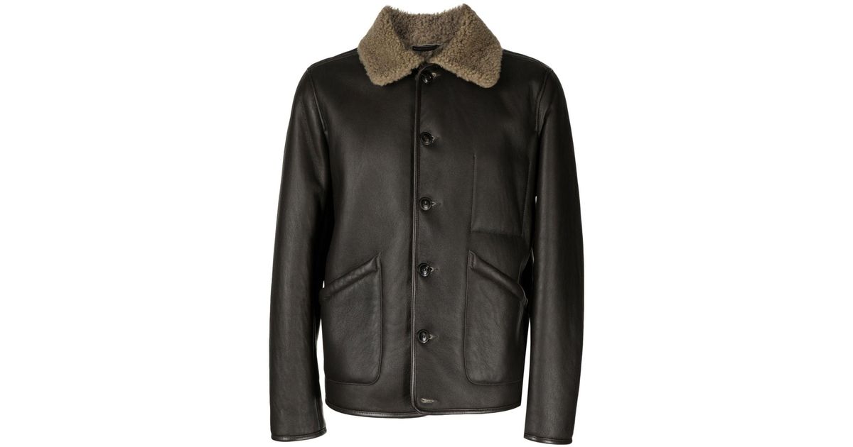 YMC Brainticket Mk2 Leather Jacket in Black for Men | Lyst