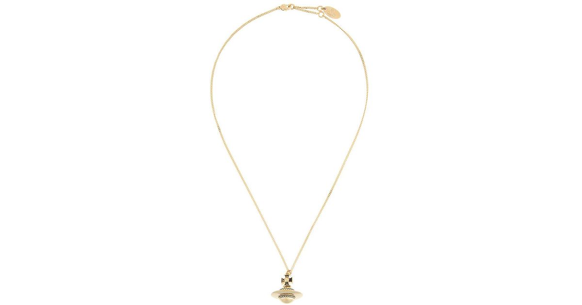 Vivienne Westwood Narcissus Small Orb Pendant Necklace in Gold