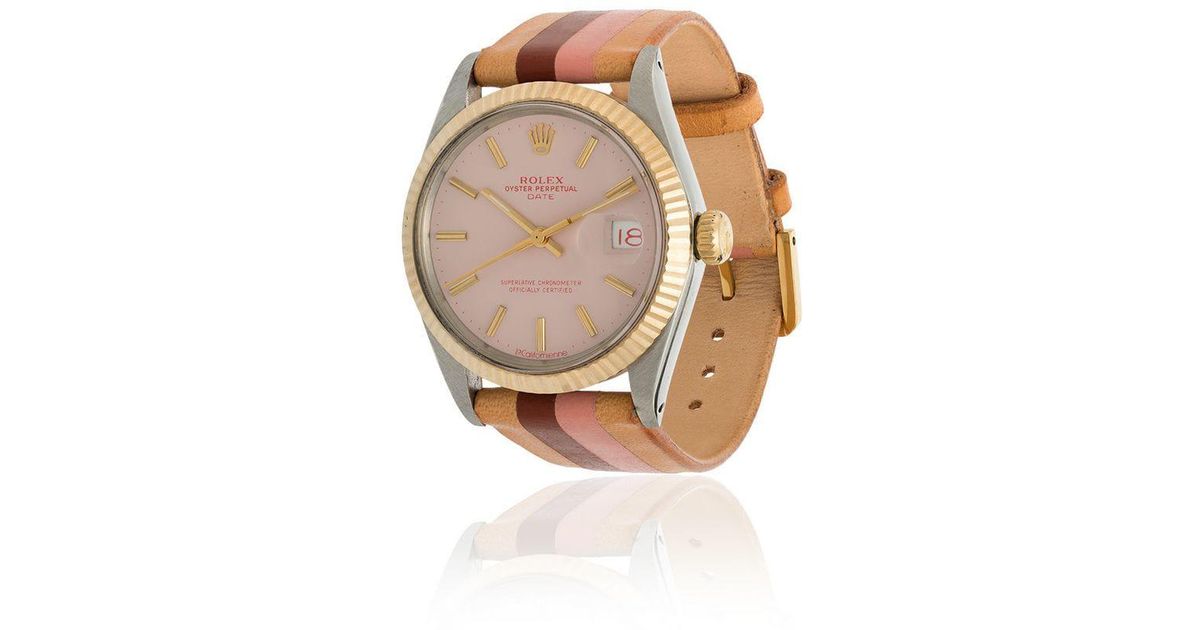 La Californienne , Multicolor Shell Stone 34 Mm Rolex Watch , Lyst