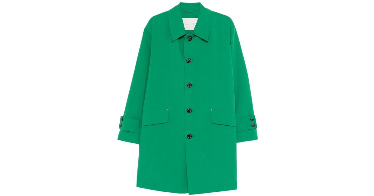 MACKINTOSH / HUMBIE ダンガリー コート メンズ メンズ Mackintosh Humbie ボタン コート グリーン | Lyst