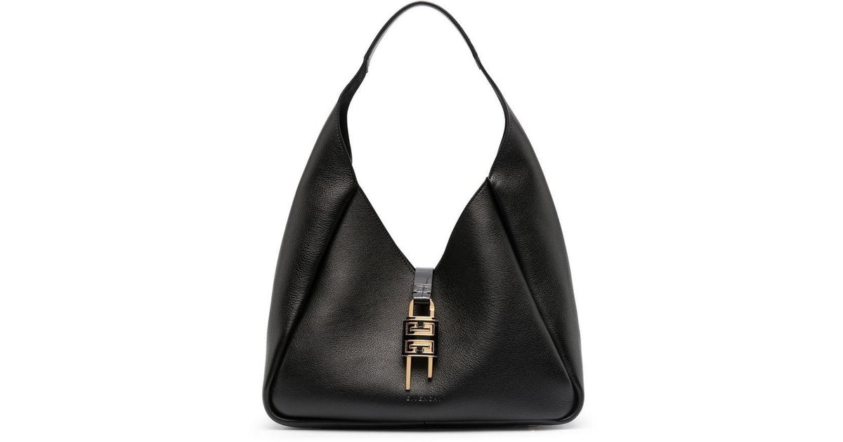 Givenchy Black Medium G-hobo Bag | Lyst