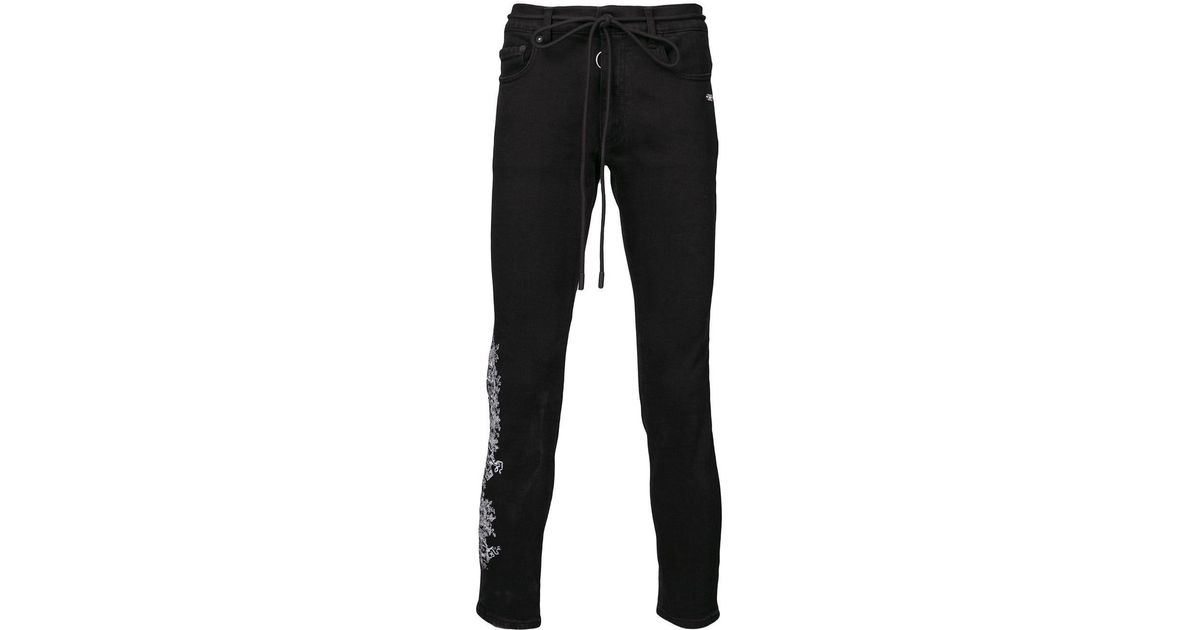 off white gothic jeans