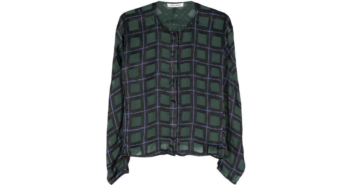 Dimness Looks Henrik Vibskov Dimness Blouse in Green | Lyst