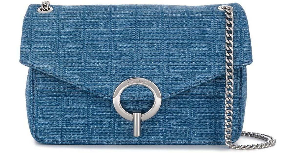 Sandro Yza Shoulder Bag in Blue | Lyst