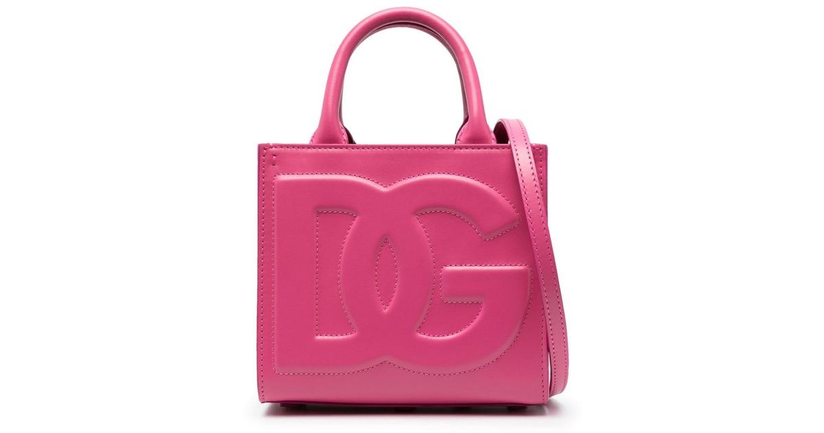 Dolce & Gabbana Mini Dg Daily Tote Bag in Pink