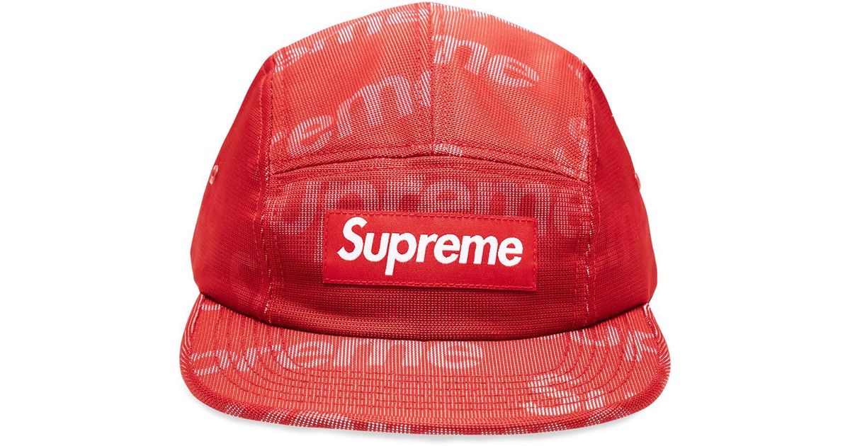 supreme running waist bag red