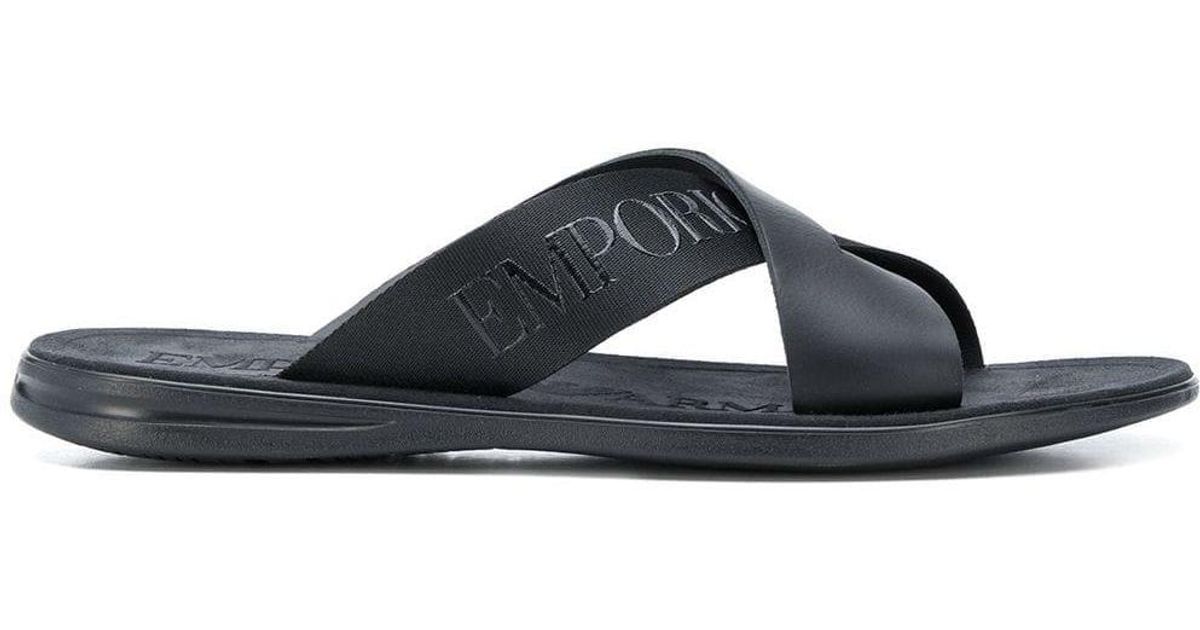 armani mens slides