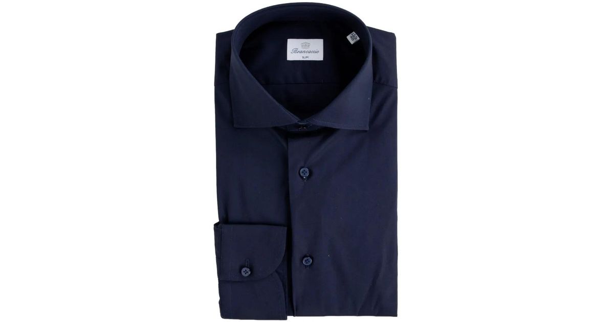 BRANCACCIO Buttoned Shirt in Blue for Men | Lyst
